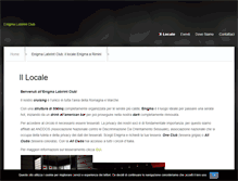 Tablet Screenshot of enigmalabirintclub.com